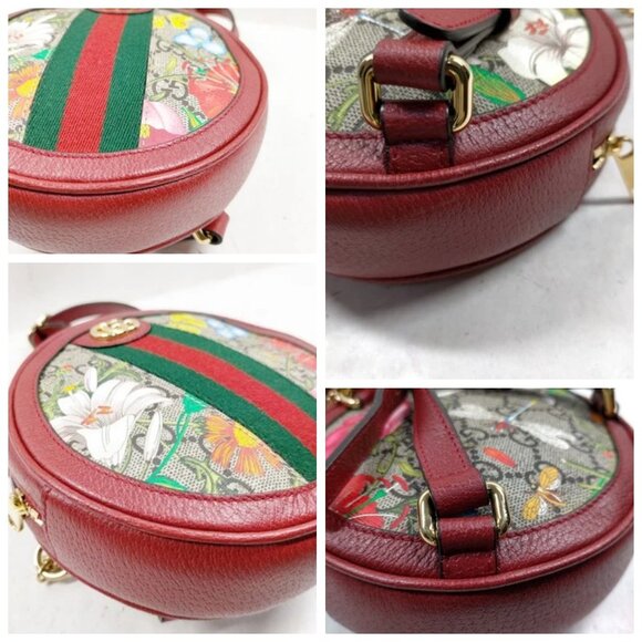 Gucci BackPack Bag Red PVC 750-052925 - Picture 6 of 13